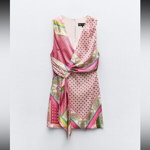 Zara Patchwork Print Dress